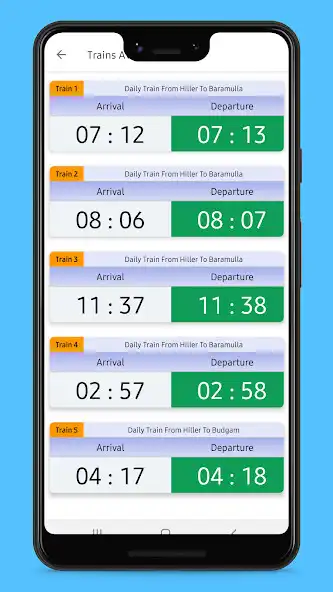 Play Kashmir Train Timings as an online game Kashmir Train Timings with UptoPlay