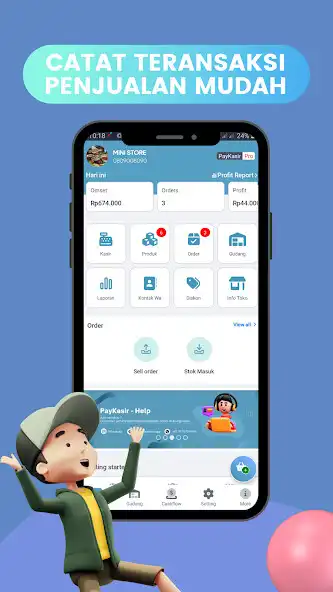 Play Kasir Toko Offline - Paykasir as an online game Kasir Toko Offline - Paykasir with UptoPlay