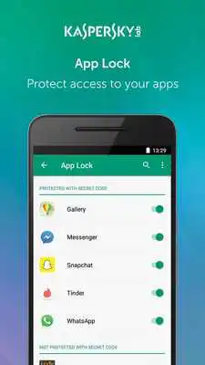 Play Kaspersky Mobile Antivirus: AppLock  Web Security