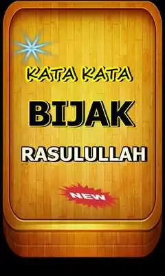 Play KATA BIJAK DARI NABI MUHAMMAD SAW TERBARU