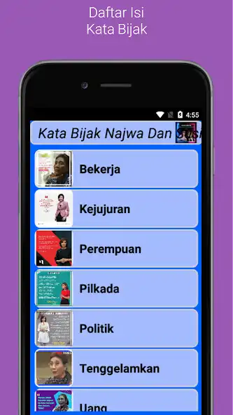 Play Kata Bijak Najwa Shihab dan Susi Pudjiastusti  and enjoy Kata Bijak Najwa Shihab dan Susi Pudjiastusti with UptoPlay