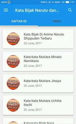 Play Kata Bijak Naruto  Perjuangan