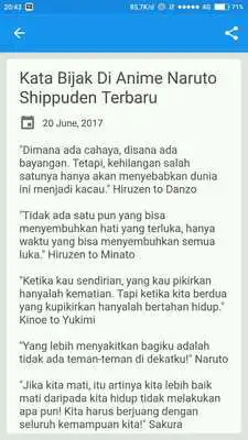 Play Kata Bijak Naruto  Perjuangan