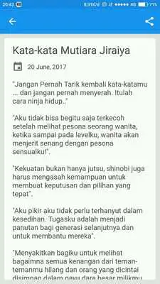 Play Kata Bijak Naruto  Perjuangan