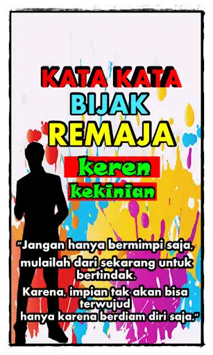 Play kata bijak remaja keren kekinian as an online game kata bijak remaja keren kekinian with UptoPlay