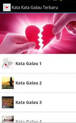 Play Kata Kata Galau Terbaru