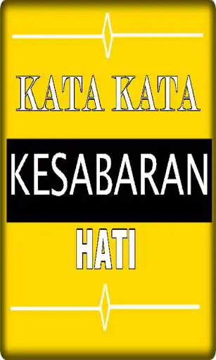 Play Kata Kata Kesabaran Hati as an online game Kata Kata Kesabaran Hati with UptoPlay