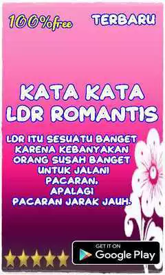 Play kata kata LDR romantis lengkap