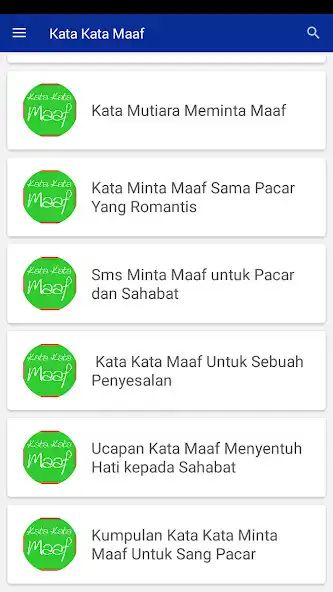 Play Kata Kata Maaf as an online game Kata Kata Maaf with UptoPlay