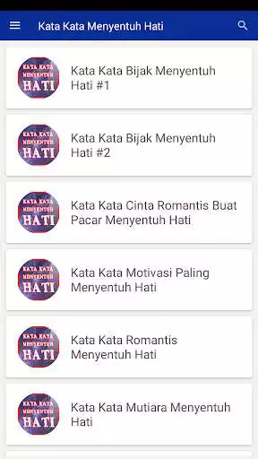Play Kata Kata Menyentuh Hati as an online game Kata Kata Menyentuh Hati with UptoPlay