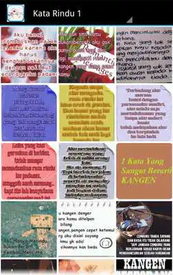 Play Kata kata Rindu as an online game Kata kata Rindu with UptoPlay