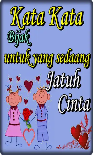 Play Kata Kata Sedang Jatuh Cinta as an online game Kata Kata Sedang Jatuh Cinta with UptoPlay
