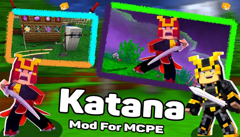 Play Katana Mod for Minecraft PE as an online game Katana Mod for Minecraft PE with UptoPlay