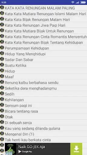 Play Kata Renungan Kehidupan Dunia