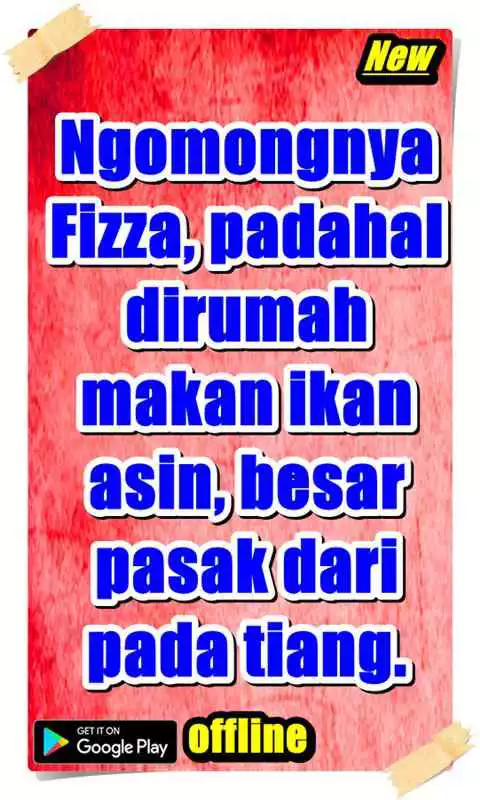 Play kata sindiran buat orang sok gengsi