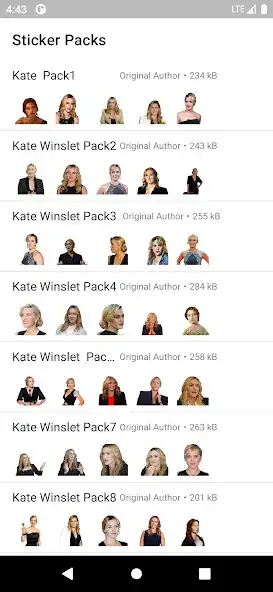 Play Kate Winslet Stickers as an online game Kate Winslet Stickers with UptoPlay