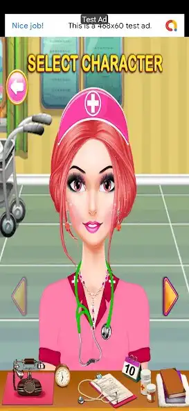 Play Katie Nurse Dress Up  make up as an online game Katie Nurse Dress Up  make up with UptoPlay