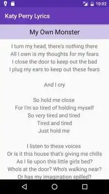 Play Katy Perry Lyrics - All Songs