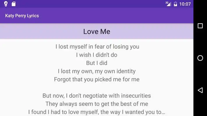 Play Katy Perry Lyrics - All Songs