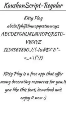Play KaushanScript-Regular
