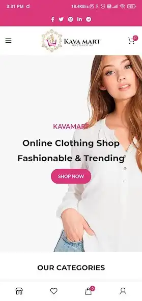 Play KavaMart Fashion Shopping App as an online game KavaMart Fashion Shopping App with UptoPlay