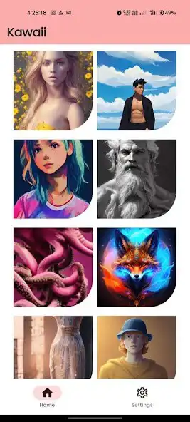 Play Kawaii AI-powered Artist as an online game Kawaii AI-powered Artist with UptoPlay