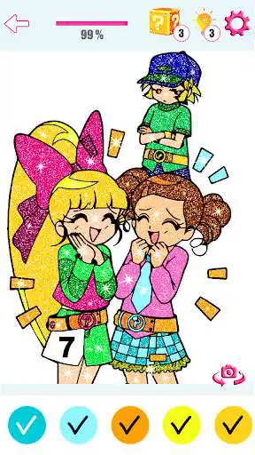 Play Kawaii Anime & Manga Color By Number Anime Paint as an online game Kawaii Anime & Manga Color By Number Anime Paint with UptoPlay