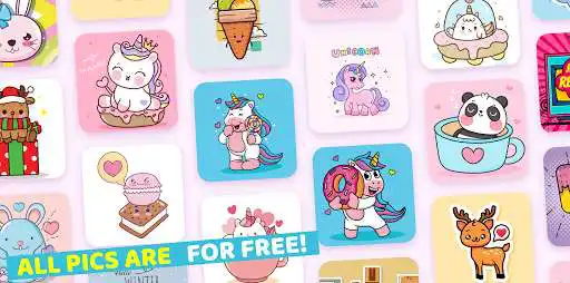 Play Kawaii Color By Number  and enjoy Kawaii Color By Number with UptoPlay
