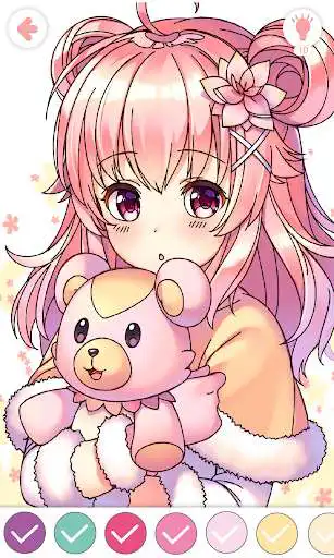 Play Kawaii Color By Number as an online game Kawaii Color By Number with UptoPlay