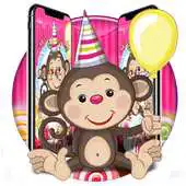 Free play online Kawaii Cute Candy Monkey Theme APK
