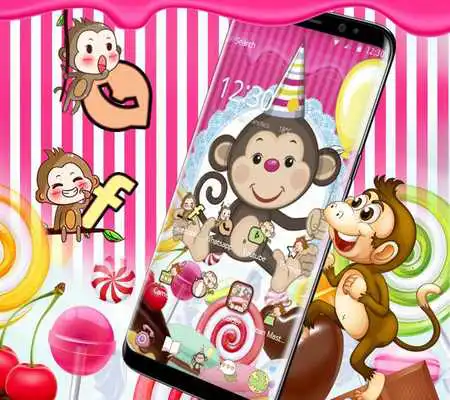 Play Kawaii Cute Candy Monkey Theme