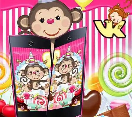 Play Kawaii Cute Candy Monkey Theme