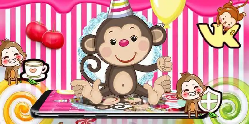 Play Kawaii Cute Candy Monkey Theme