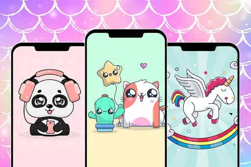 Play Kawaii Cute Wallpapers HD Backgrounds (Super Cute) as an online game Kawaii Cute Wallpapers HD Backgrounds (Super Cute) with UptoPlay