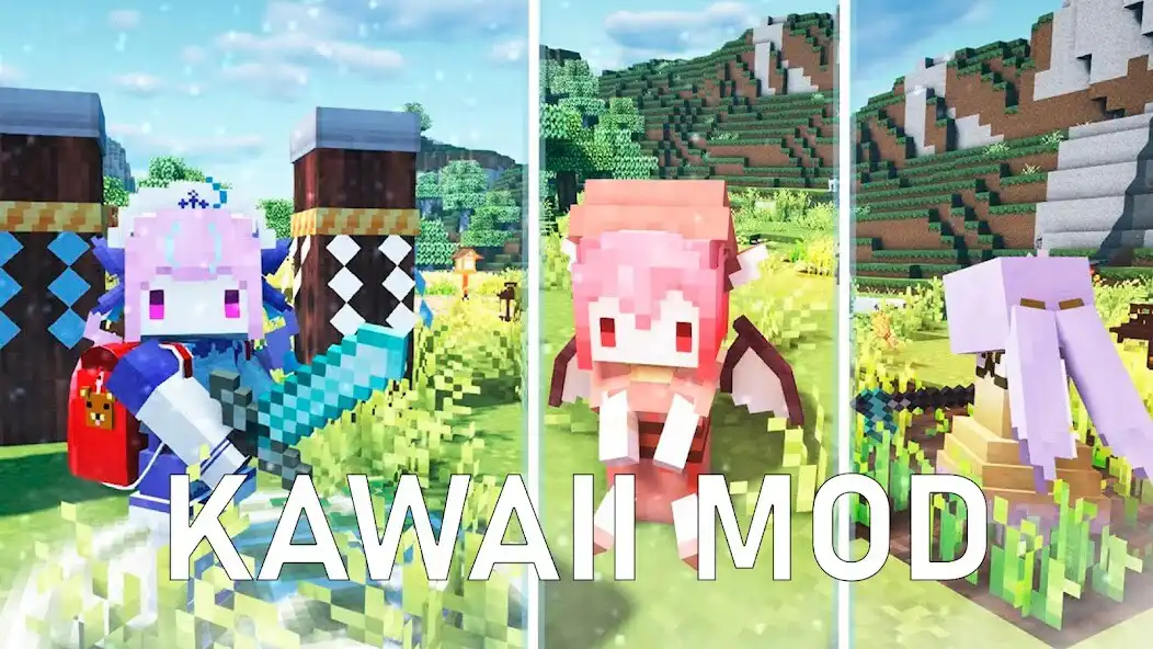 Play Kawaii Mod for MCPE  and enjoy Kawaii Mod for MCPE with UptoPlay