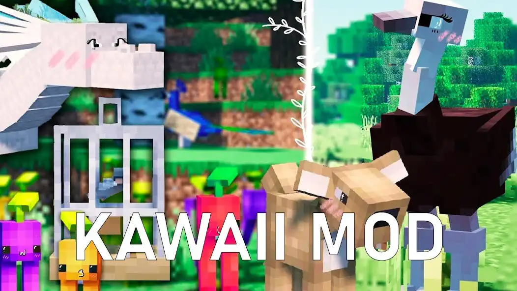 Play Kawaii Mod for MCPE as an online game Kawaii Mod for MCPE with UptoPlay