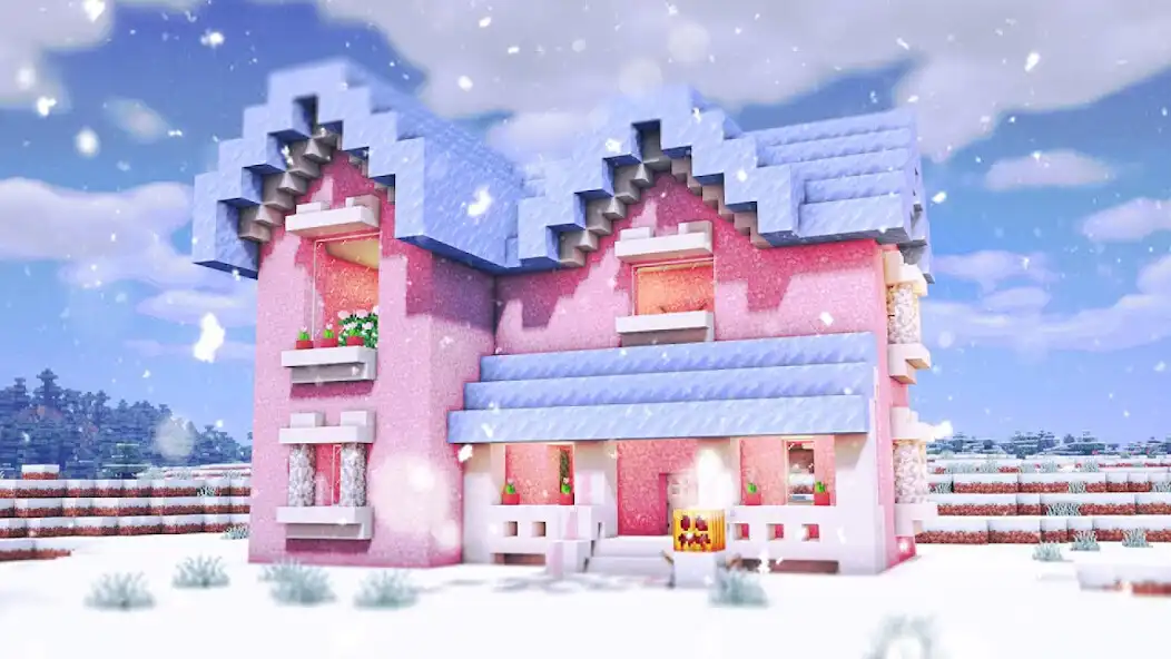 Play Kawaii pink houses for mcpe  and enjoy Kawaii pink houses for mcpe with UptoPlay