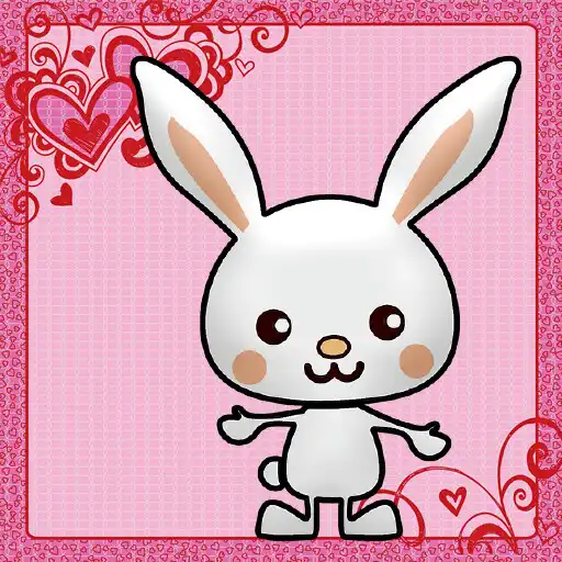 Play Kawaii Rabbit WAstickerapps APK