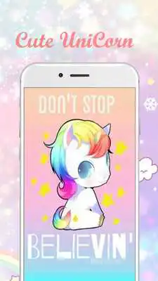 Play Kawaii Unicorn wallpapers and unicorn pictures