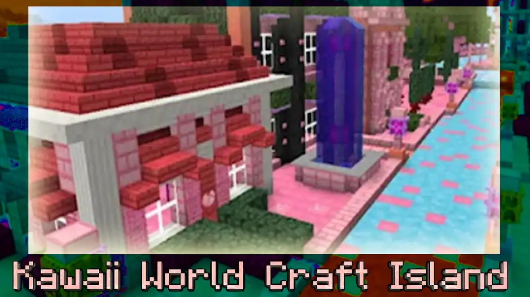 Play Kawaii World Craft Island 2023 as an online game Kawaii World Craft Island 2023 with UptoPlay