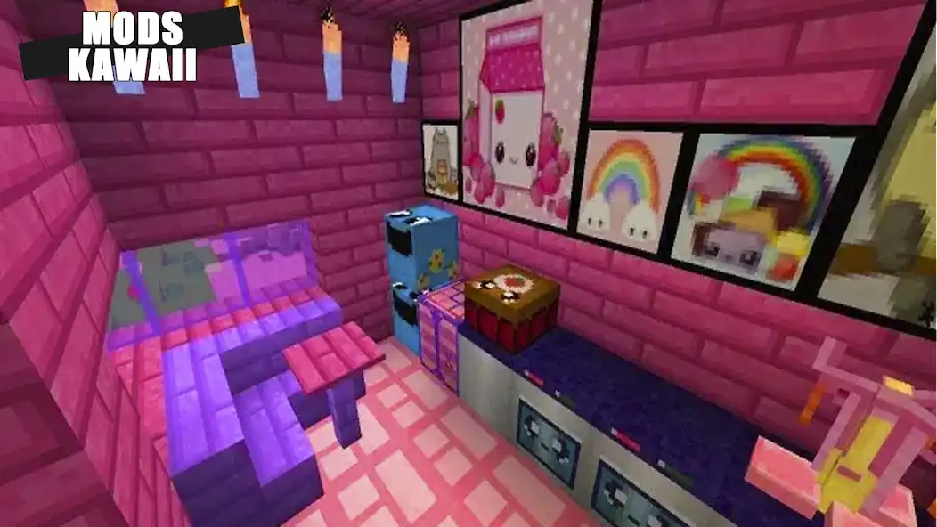 Play Kawaii World for Minecraft PE as an online game Kawaii World for Minecraft PE with UptoPlay