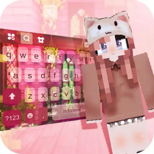 Play Kawaii World Pink Keyboard APK