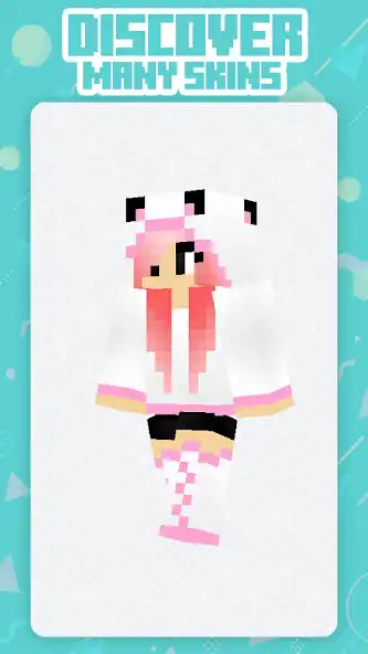Play Kawai Panda for Minecraft as an online game Kawai Panda for Minecraft with UptoPlay