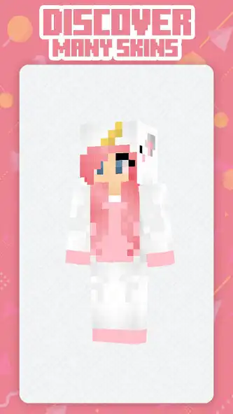 Play Kawai Unicorns for Minecraft as an online game Kawai Unicorns for Minecraft with UptoPlay