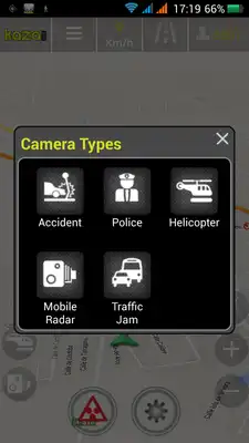 Play KAZA LIVE speedcam and traffic event warning