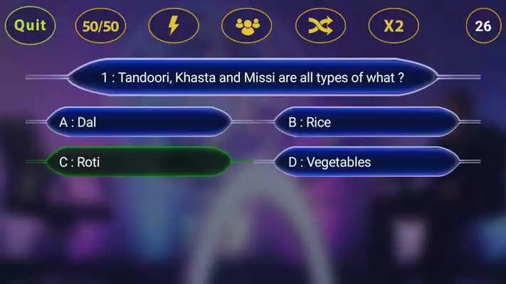 Play KBC 2018 - India Hindi English GK Quiz Game Play KBC 2018 - India Hindi English GK Quiz Game