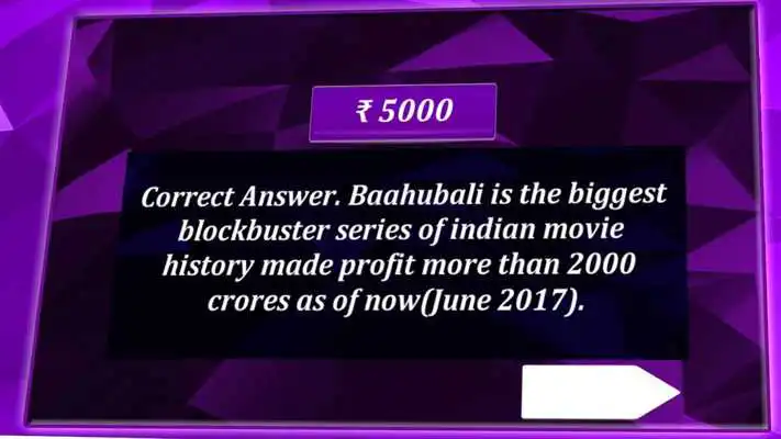 Play KBC Game in English 2018 : Bolly-wood  Filmy Quiz