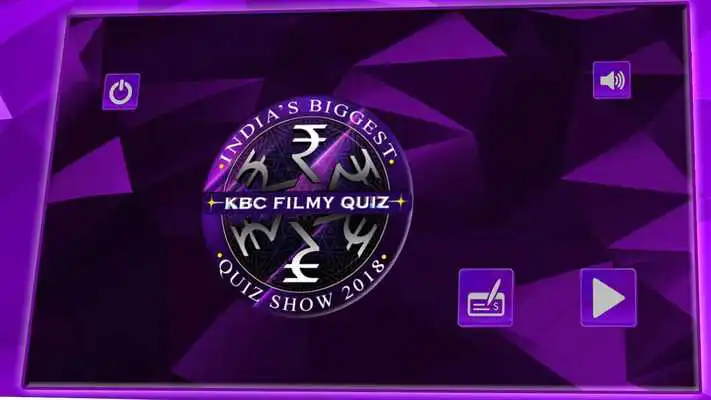Play KBC Game in English 2018 : Bolly-wood  Filmy Quiz