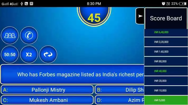 Play kbc Quiz