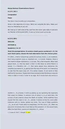 Play Kcpe English Revision as an online game Kcpe English Revision with UptoPlay